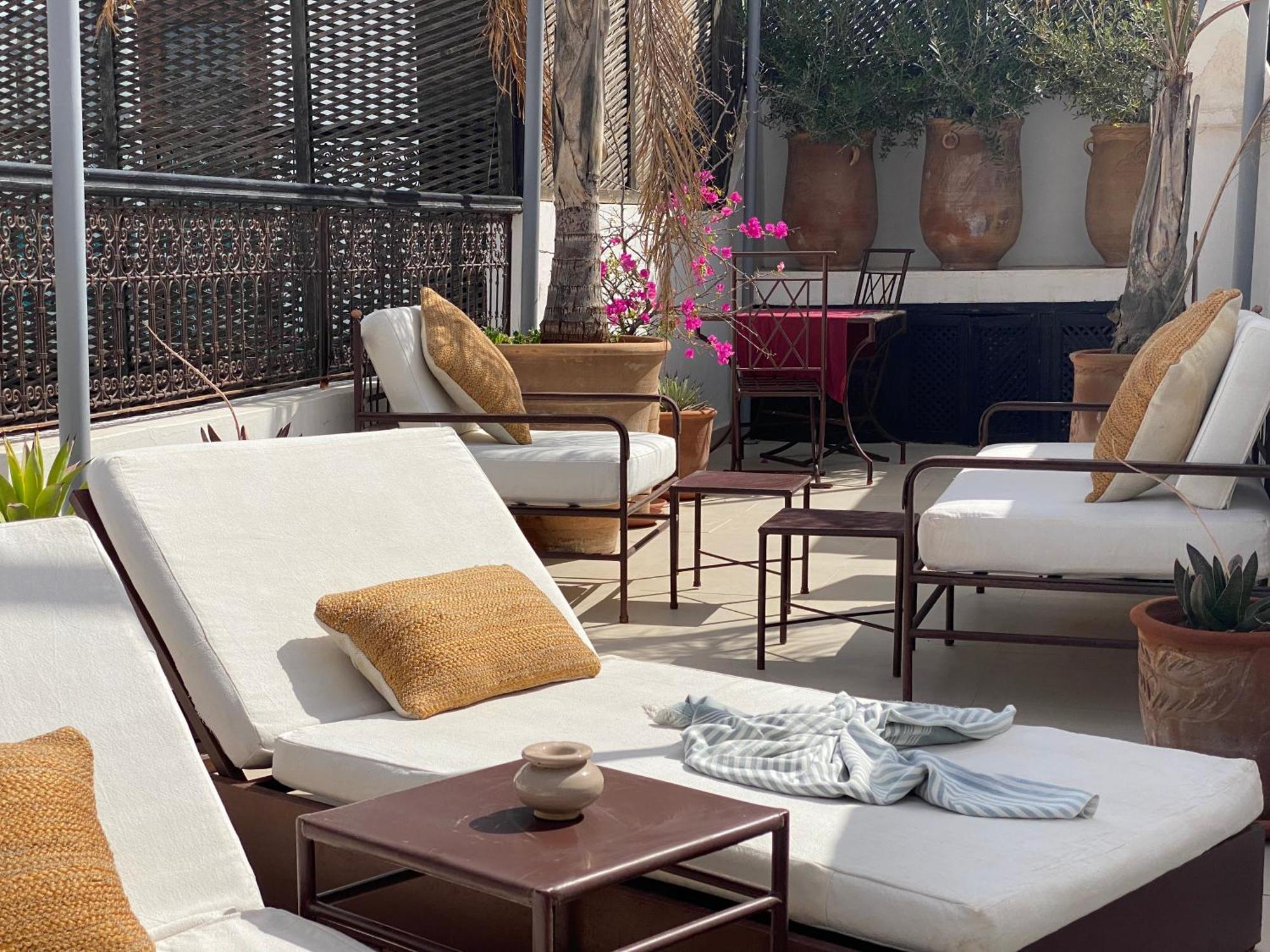 Magnifique Riad dans la médina Marrakesh Exterior foto